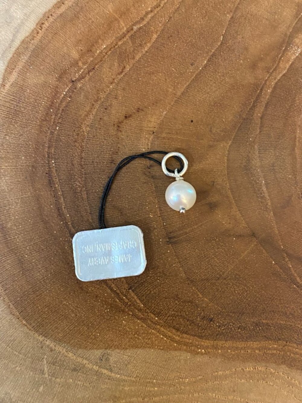 RETIRED James Avery Gemstone Pearl Pendant, Sterling Silver